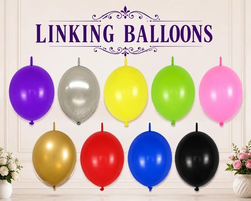 Linking balloons link chain - linking,